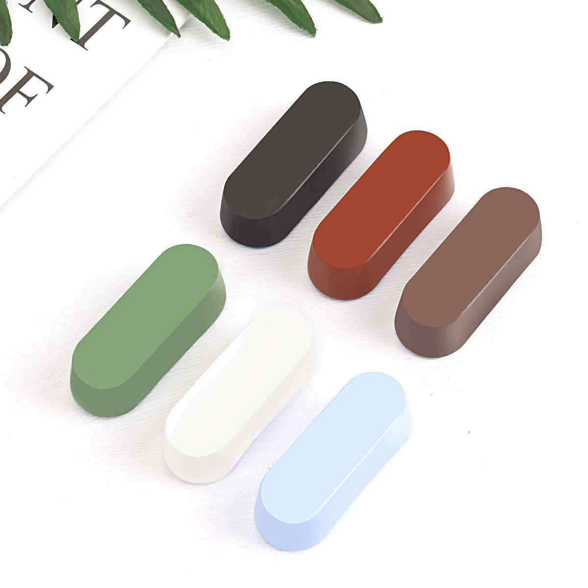6pcs Metal Polishing Compound Emery Buffing Polish Rouge Paste Aluminum Steel US