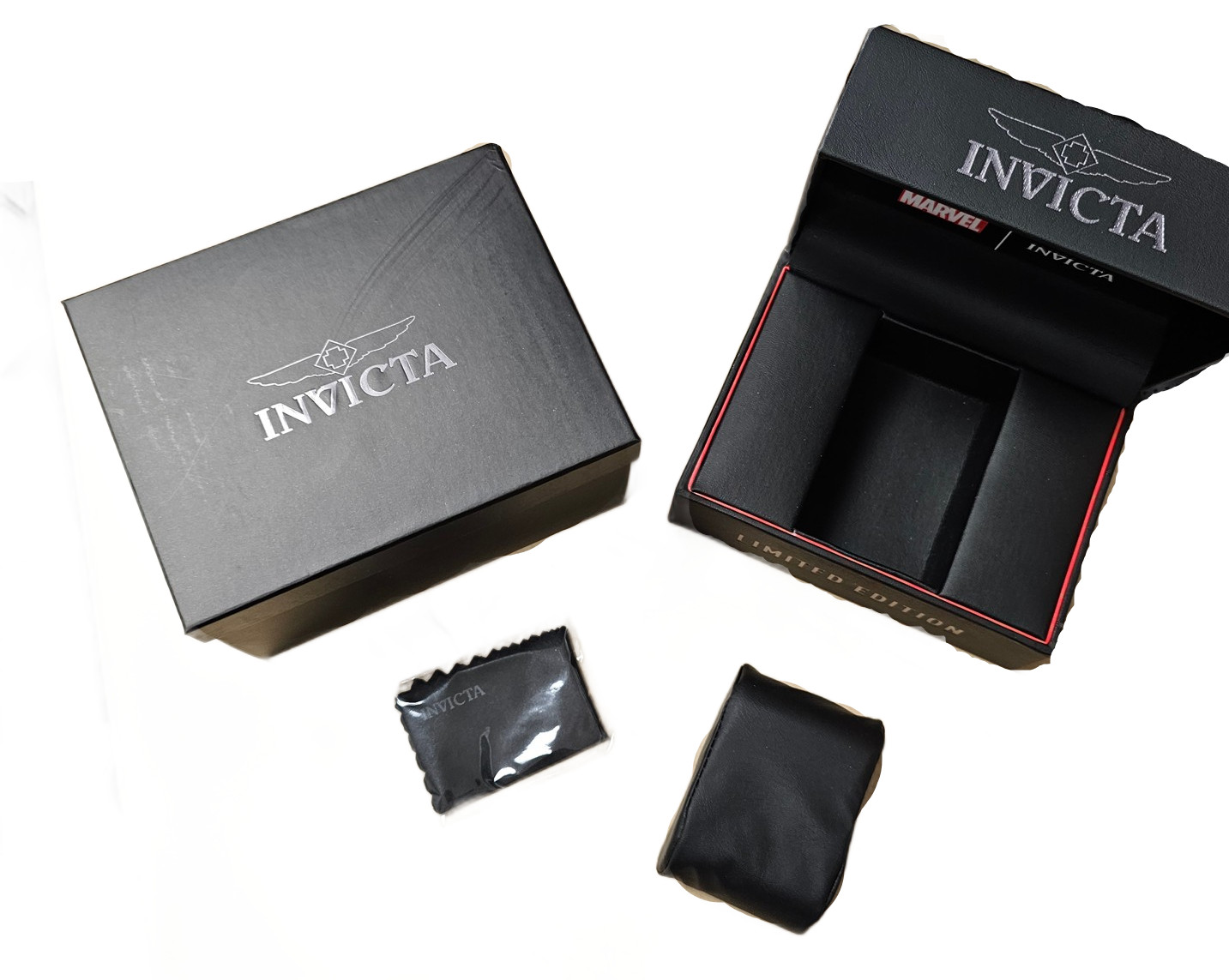 NEW RARE LIMITED EDITION INVICTA MARVEL WATCH BOX WITH WARRANTY MANUAL