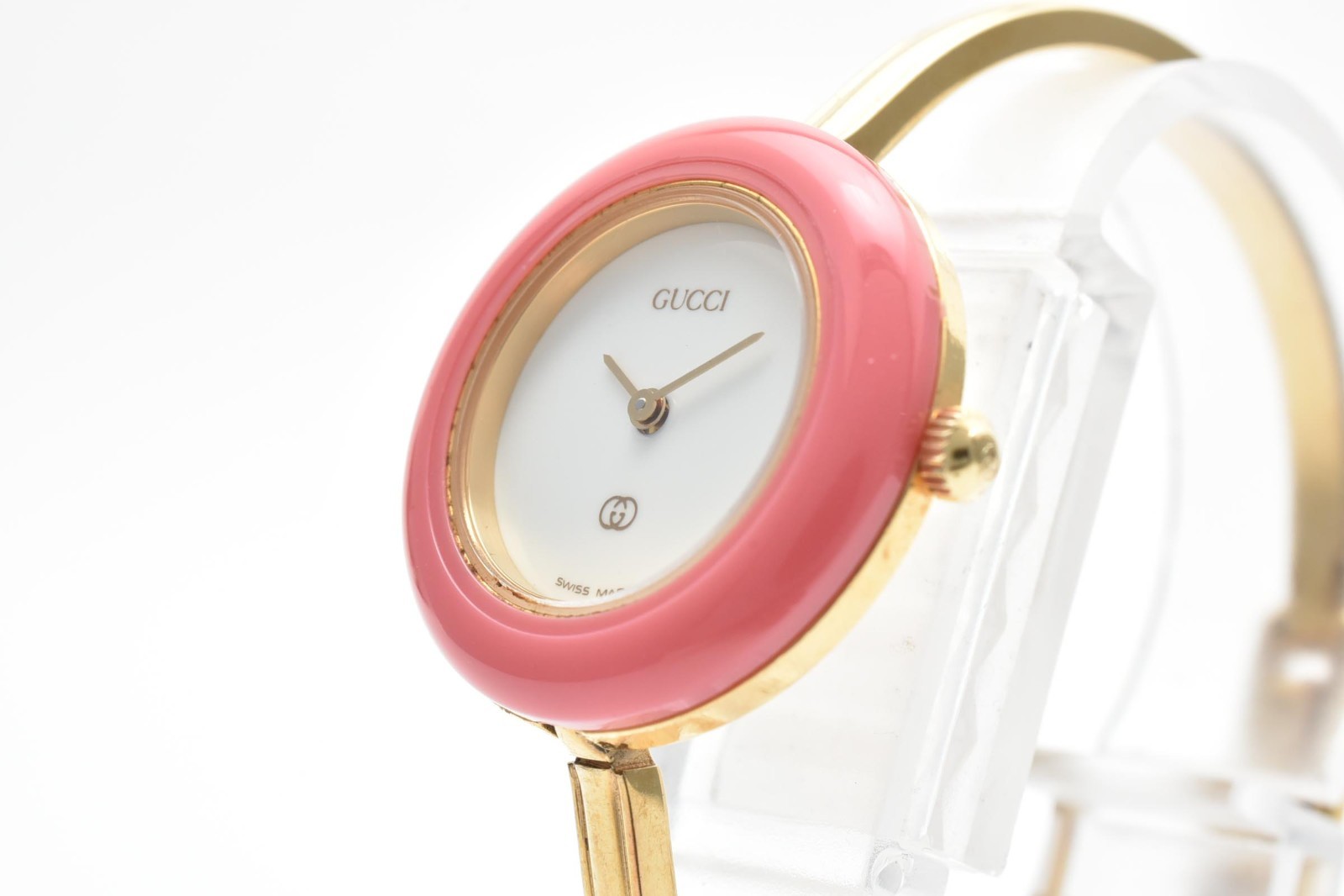 GUCCI Change Bezel 11/12.2 1100L Gold Vintage Quartz Woman’s Watch with Box