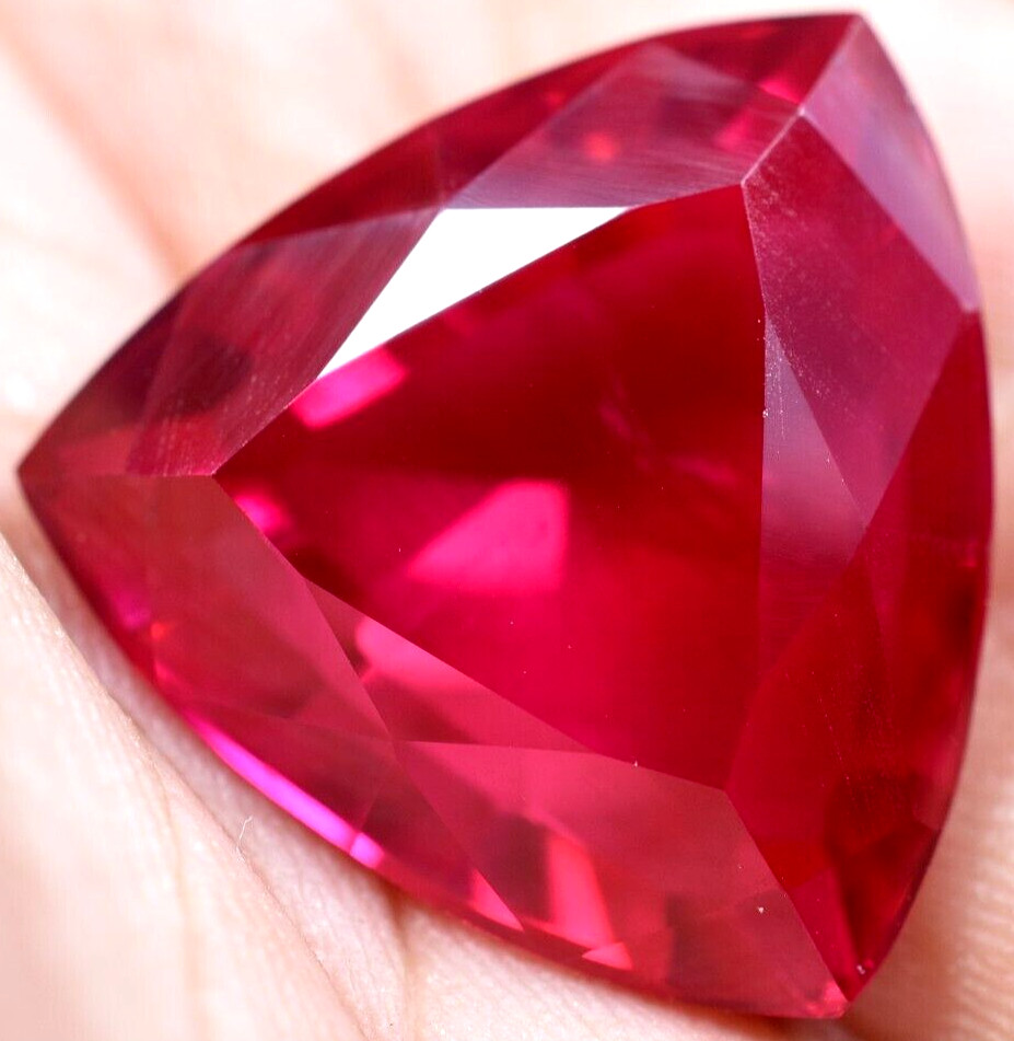 Natural 36.95 Ct Mogok Pink Huge Ruby Sparkling GGL Certified Loose Gemstone