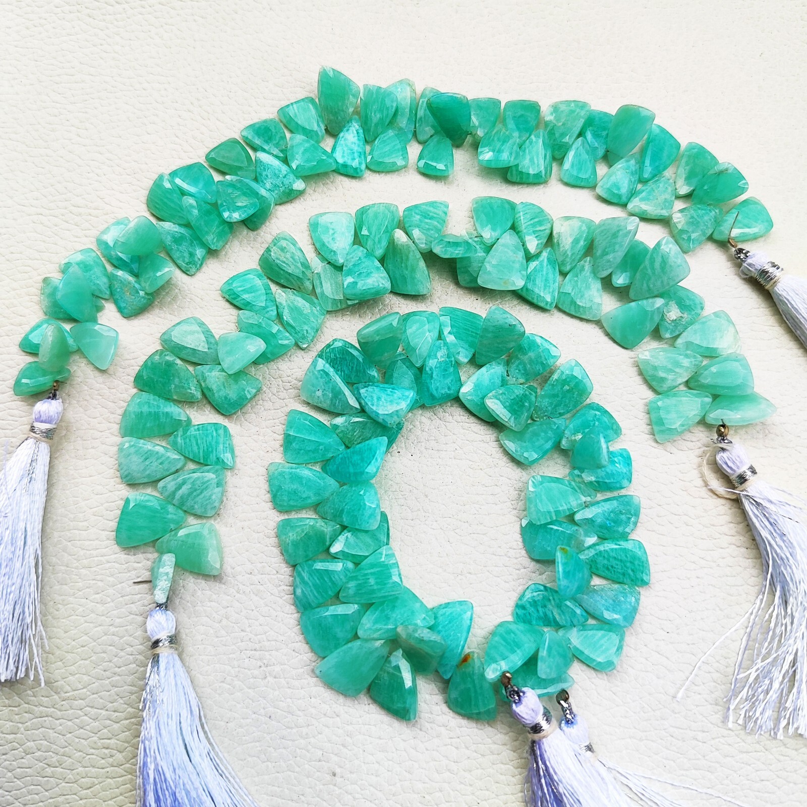 Natural Amazonite Gemstone 12×7 to 13×8 mm Faceted Sail Shape Beads 7″ Strand