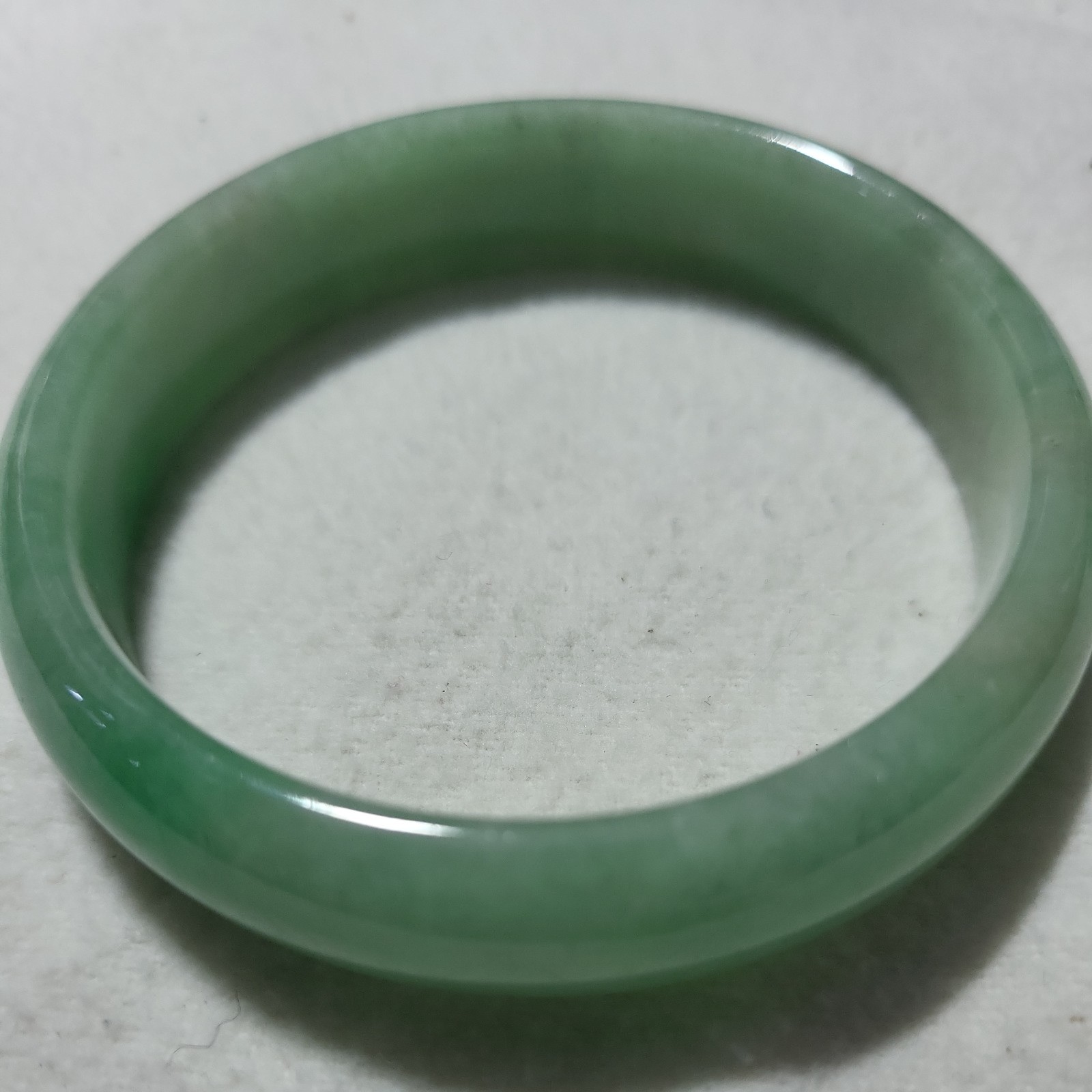 61 mm Icy Green Jadeite Jade Myanmar Jade Bangle
