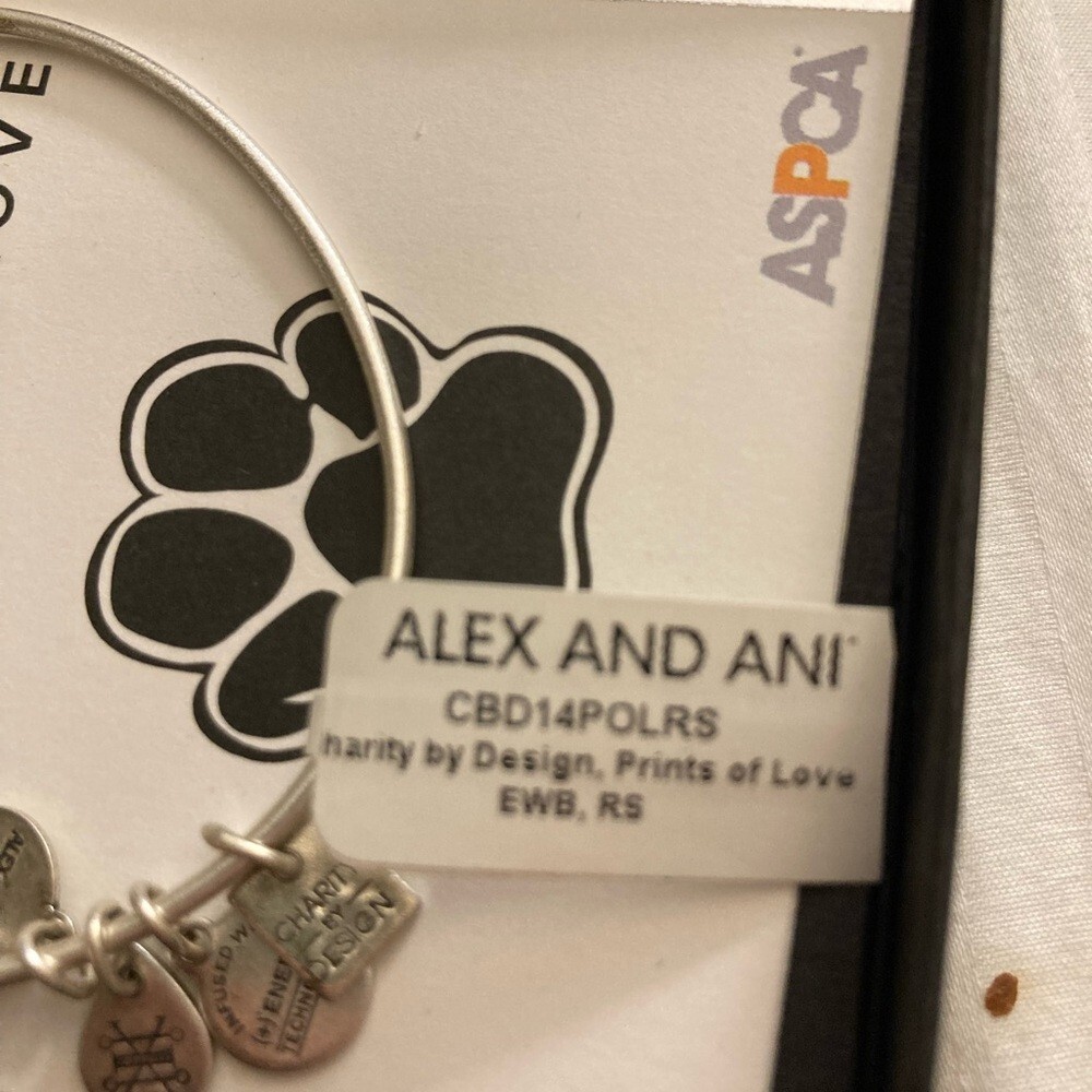 New Alex and Ani ASPCA paw bracelet from 2017. Comes with box, insert, bag