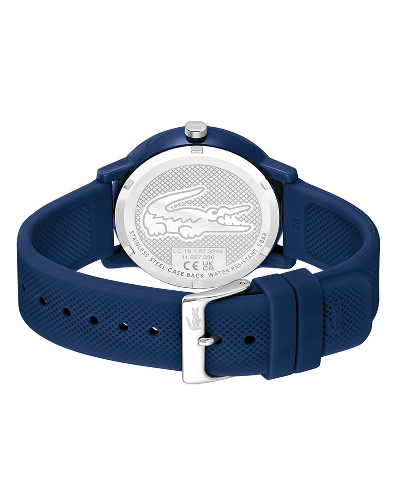 Lacoste 2011172 12.12 Chrono Men’s Iconic Chronograph Quartz Watch 42mm, Blue