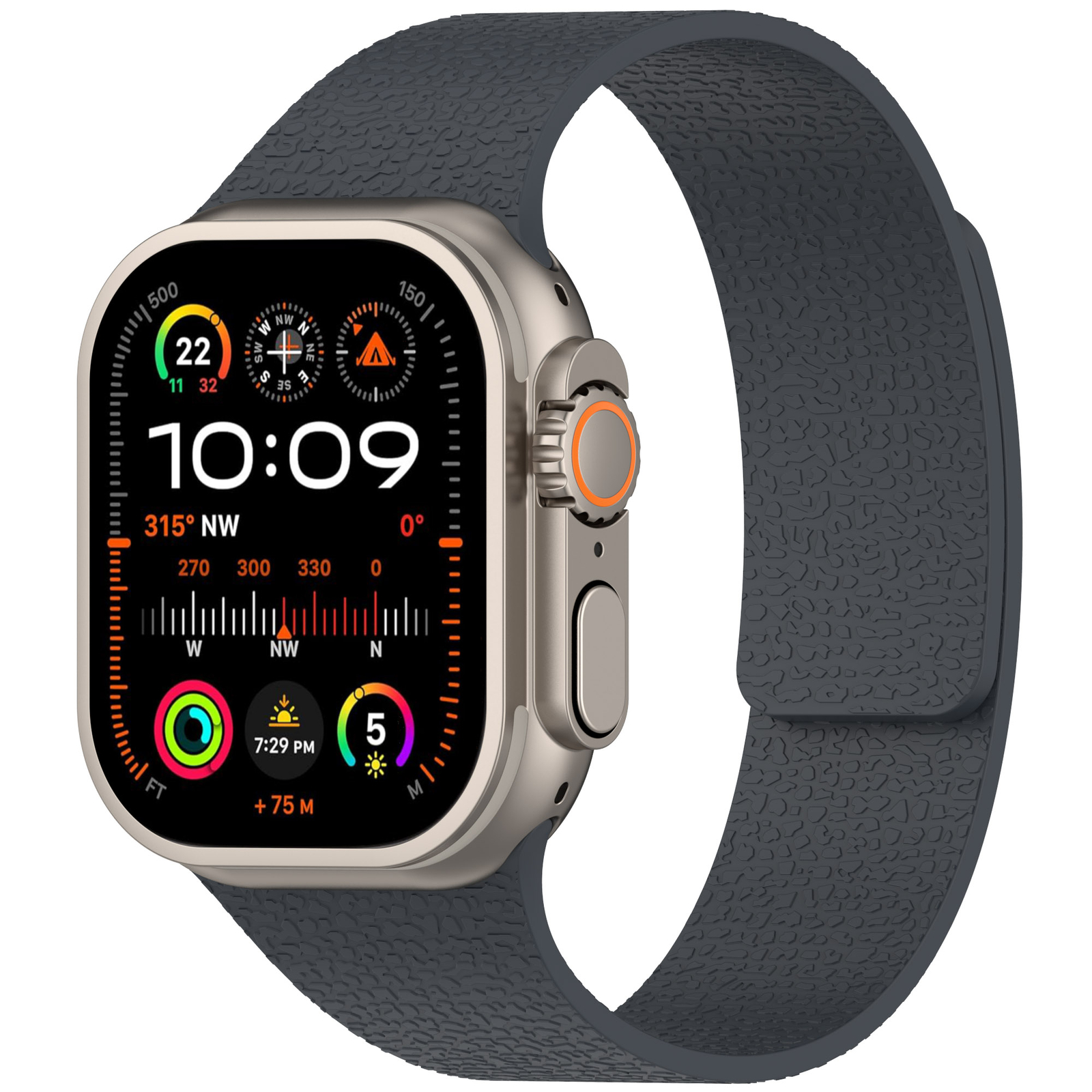 Slim Magnetic TPU Sport Rugged Band For iWatch Series Ultra 2/1 10 9 8 7 6 SE 5