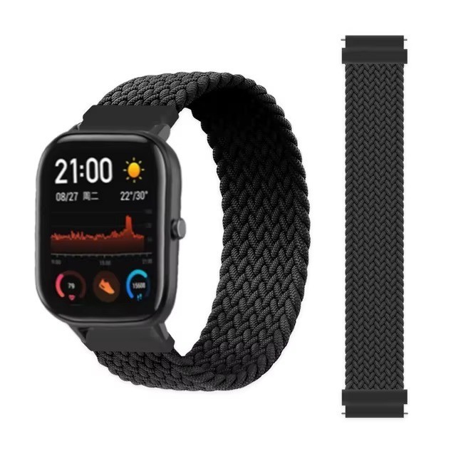Braided Solo Loop Band For Watch 9 8 7 6 5 4 SE Ultra 2 44/41/45/49mm
