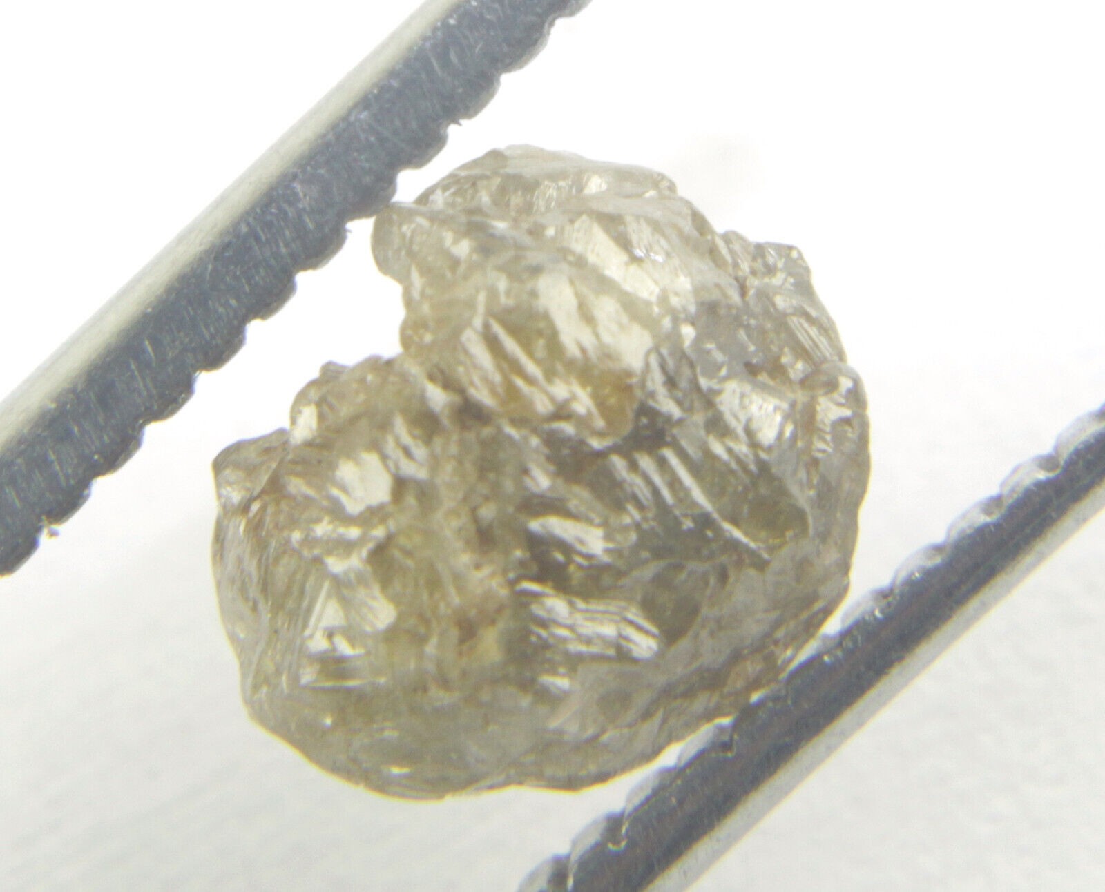1.63 CTS NATURAL REAL RAW UNCUT GREY ROUGH DIAMOND 7.69×6.73×4.52 MM