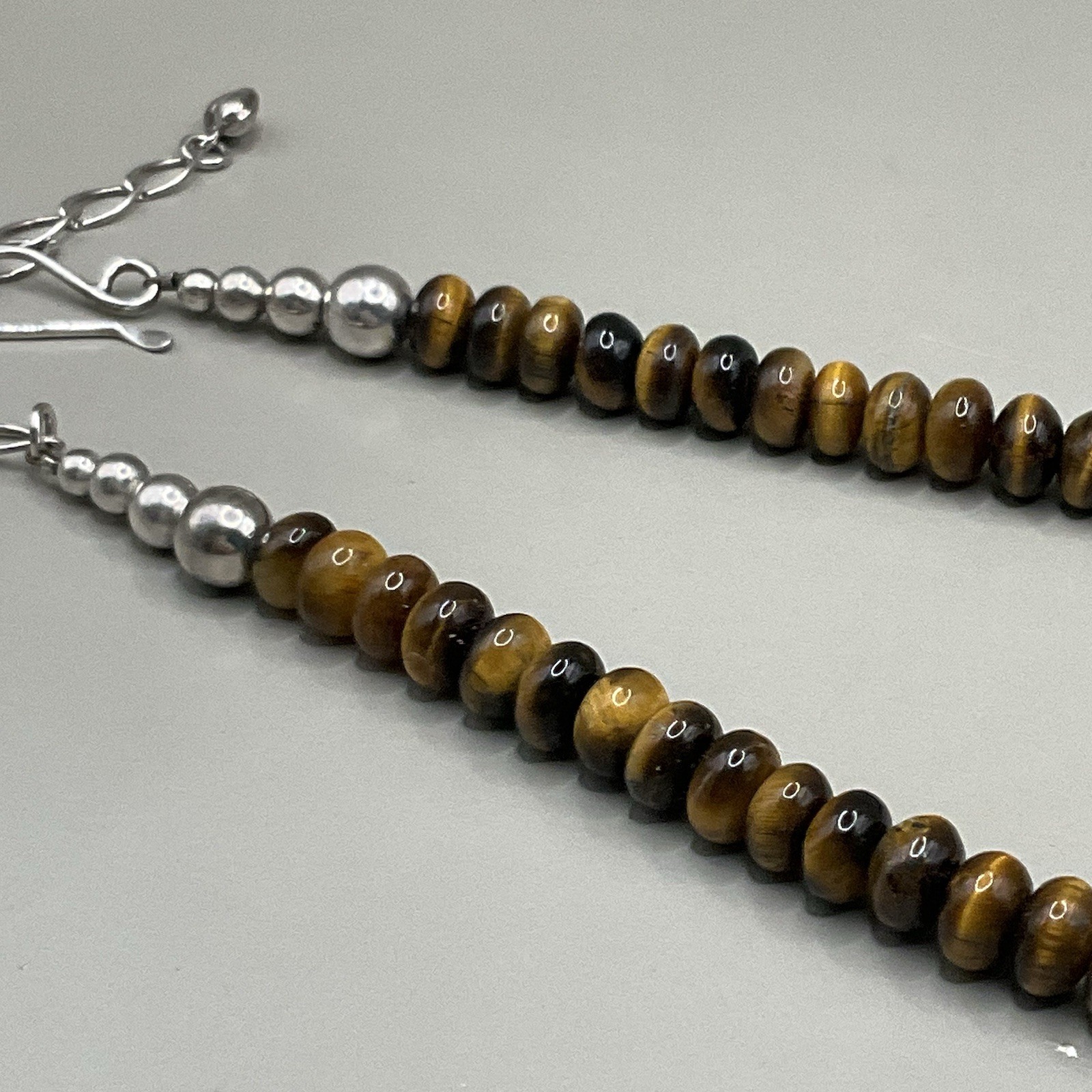 Mine Finds By Jay King DTR Women’s Necklace Sterling Silver 925 Tigers Eye