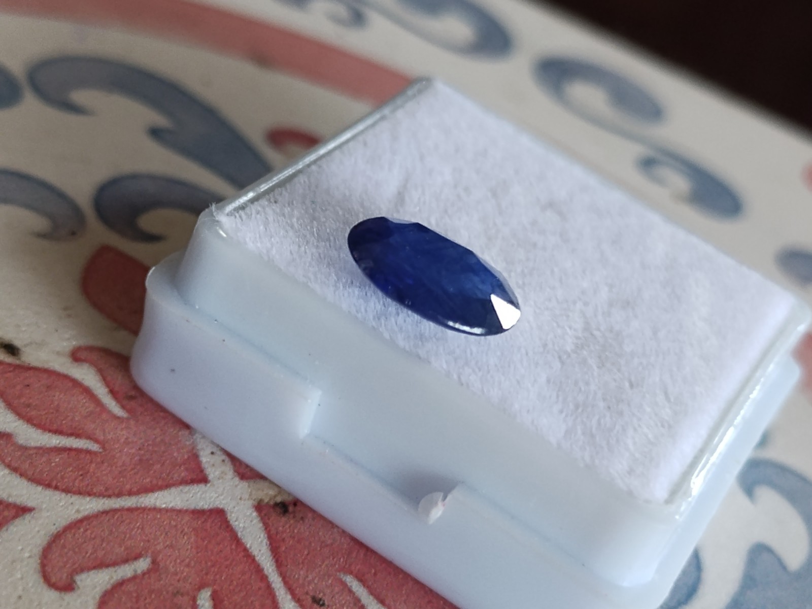 1.76 Ct. Natural Cornflower Blue Sapphire Loose Oval Mozambique 9.3x7x3mm