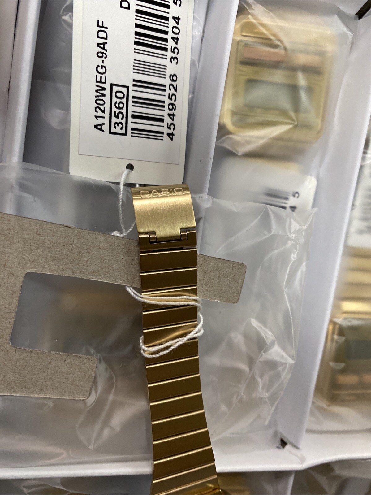 Casio Standard A120WEG-9A Gold Classic Retro Colorful Front Buttons