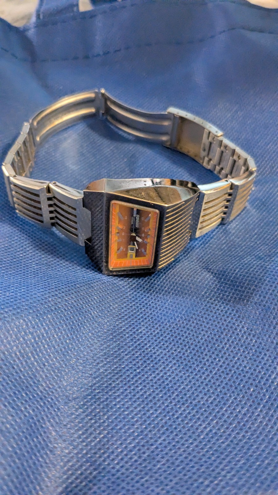 RARE VINTAGE PULSAR SPOON MEN WRISTWATCH REF:V782-5B20 CIRCA:1970’s-VGC