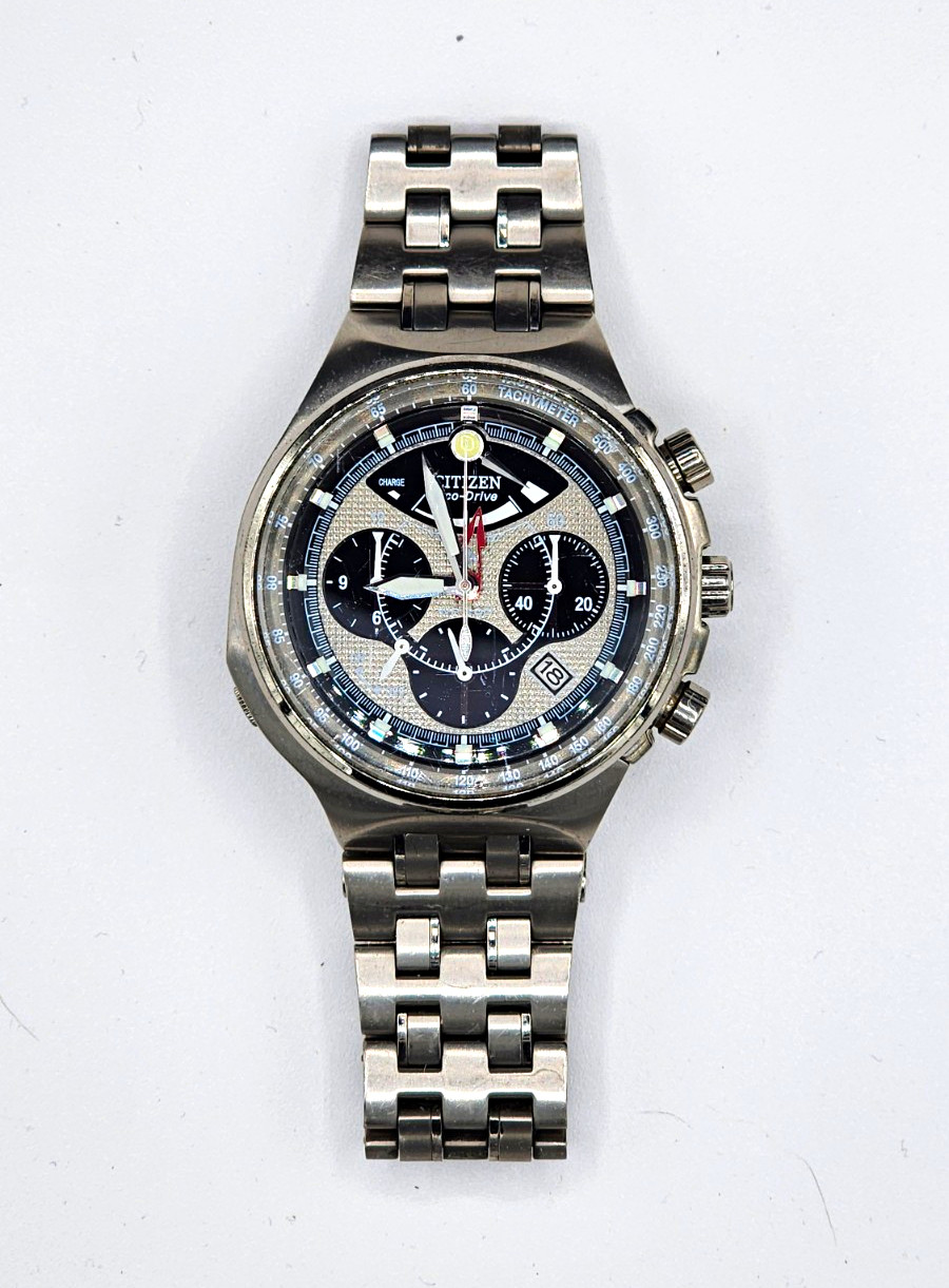 Citizen Eco-Drive Titanium Caliber 2100 Chronograph Model AV0021-52H