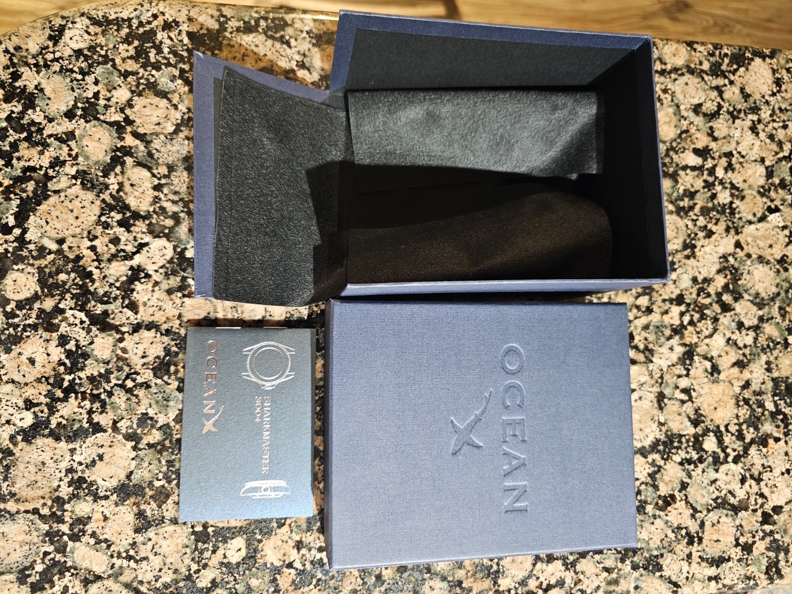 OceanX Sharkmaster 300 Damascus Steel SMS324 Limited Edition 44mm Watch SW200