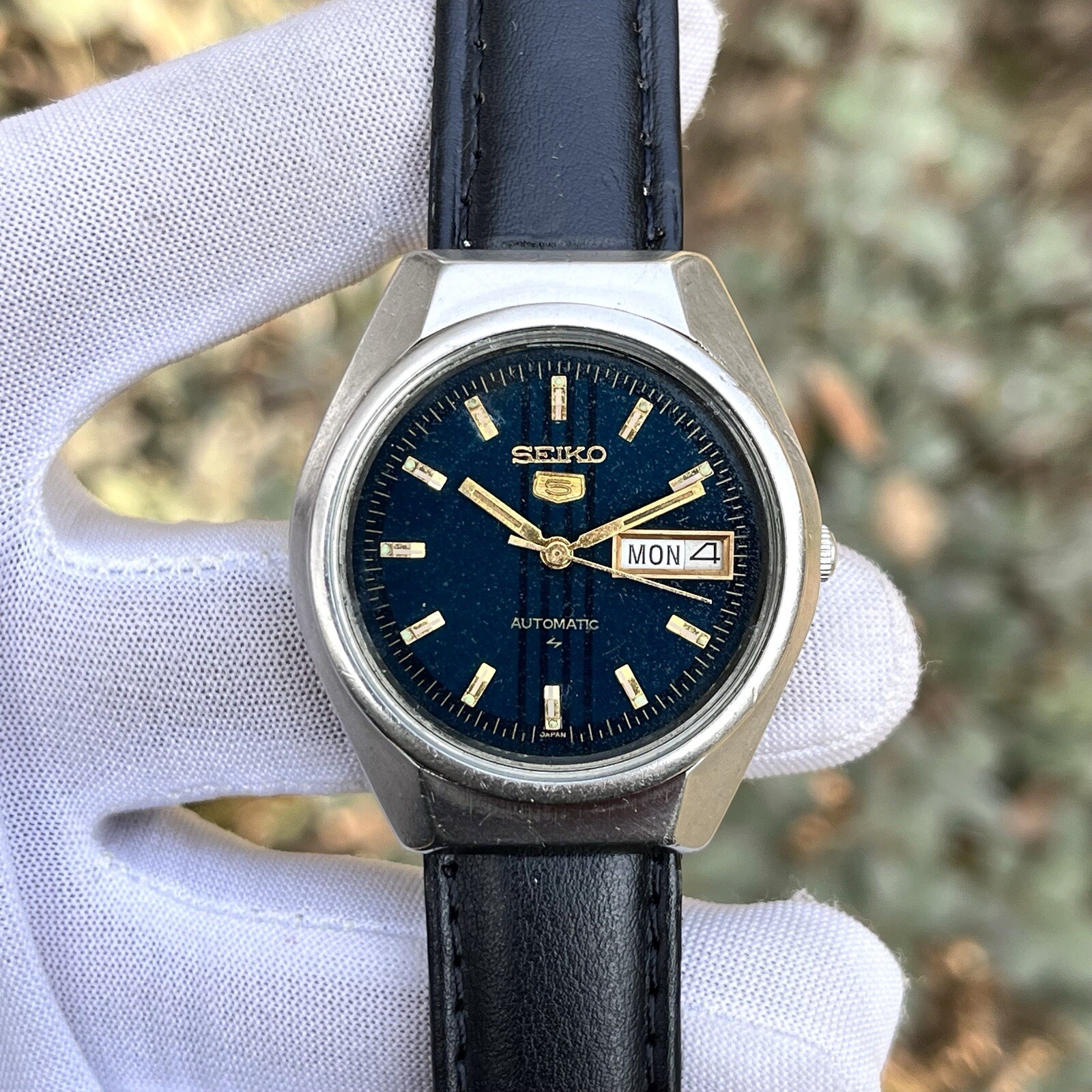 Vintage Seiko 5 Automatic Dress Formal Japan Made Men’s Watch 6310-8130