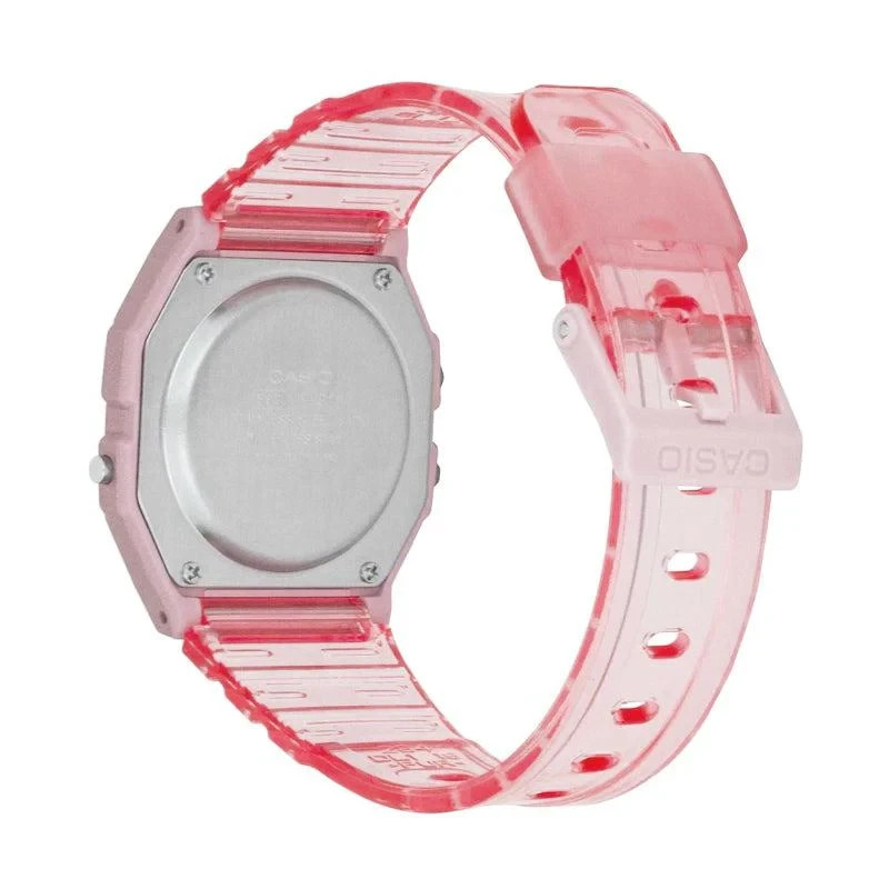Casio Ladies Classic Digital Pink Quartz Watch – F-91WS-4HDF NEW