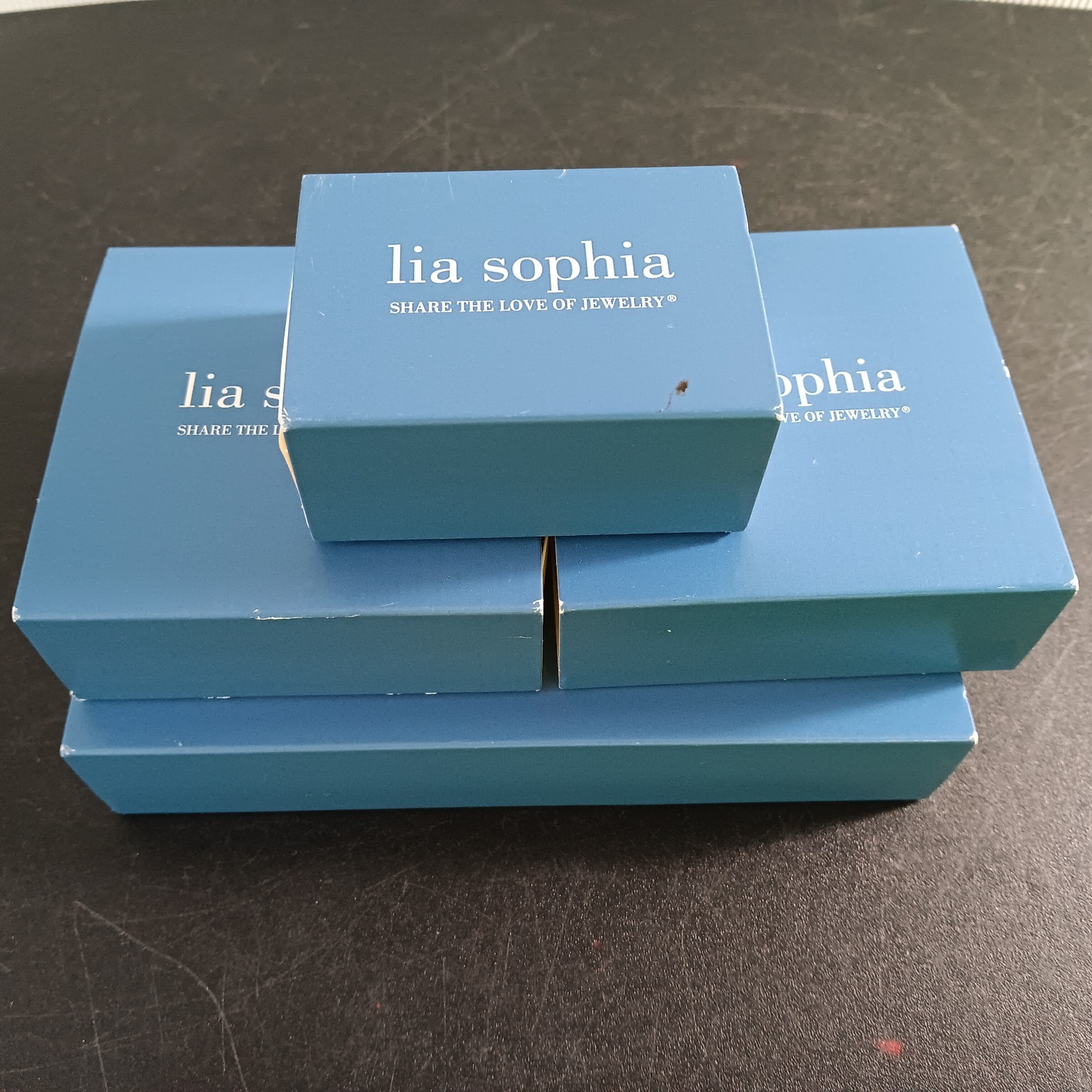 Lot Of 4 lia Sophia Jewelry Pieces (1 Choker, 1 Necklace, 2 Earrings)