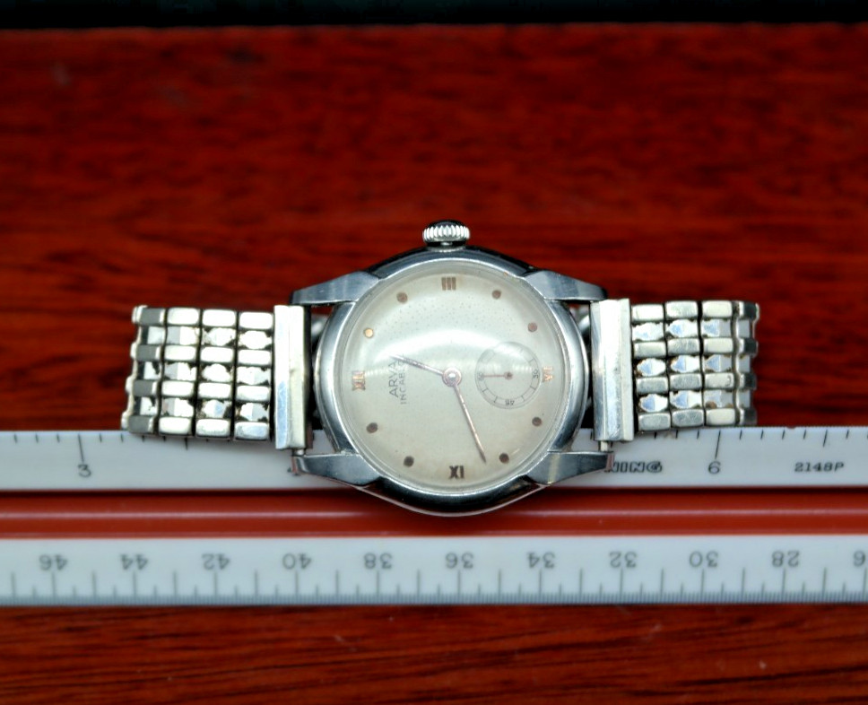 Mid-20th Century ARVO ICABLOC Wristwatch – Nice Kreisler Diamond Mesh Band