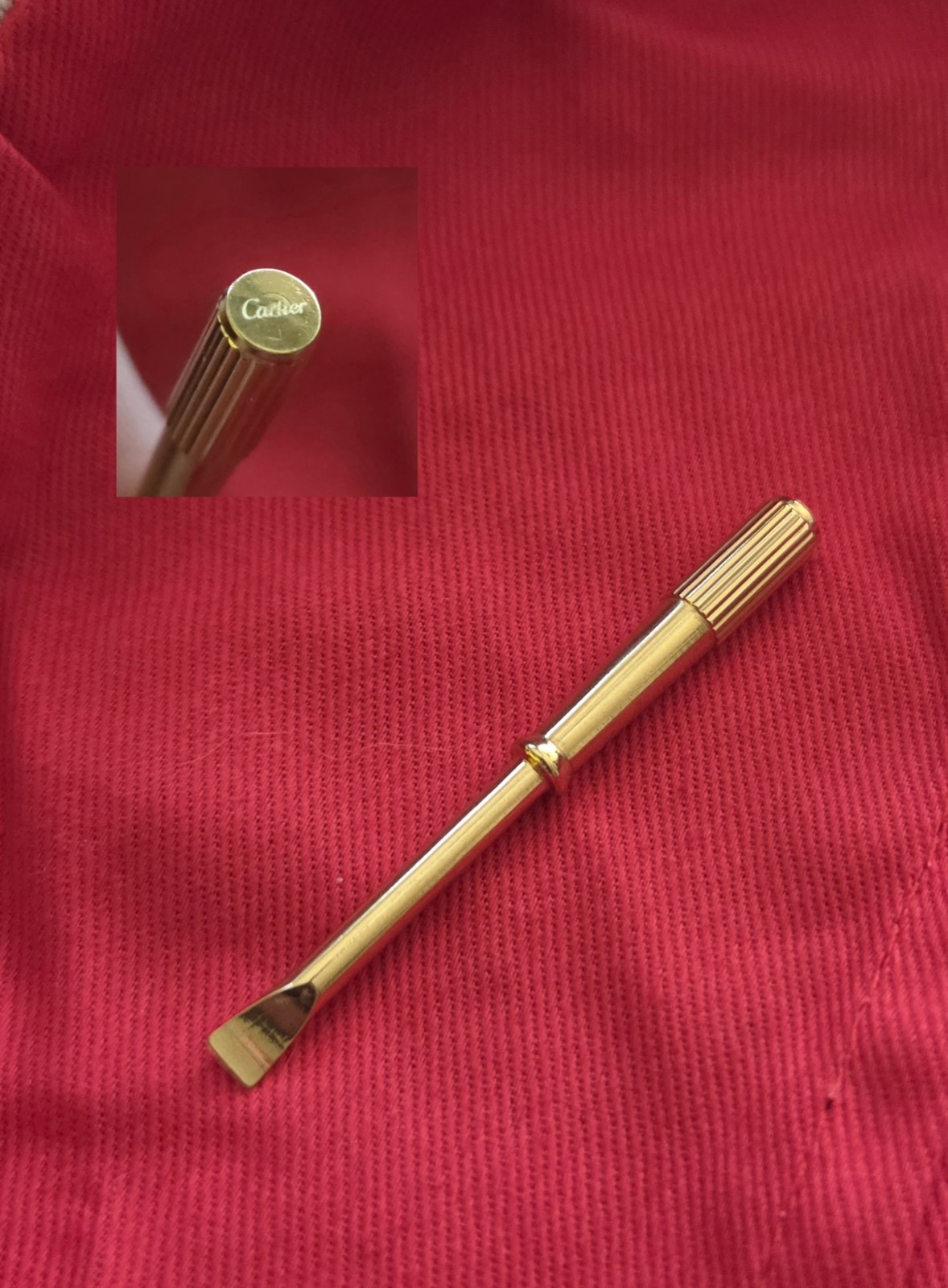 Cartier Mini Screwdriver ~ Authentic ~ Gold Plated