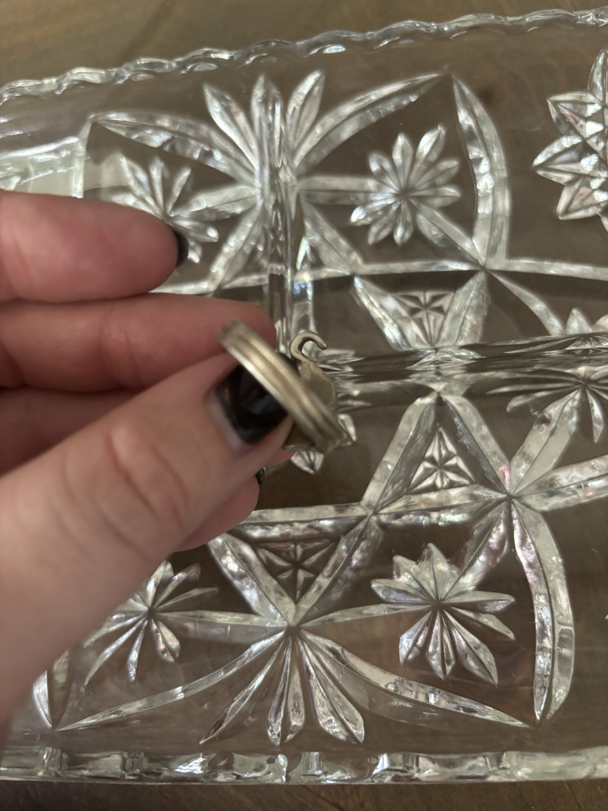 Elephant Silverware Pickle Fork Ring- Size 9 1/2 Or 10-Artisan Made