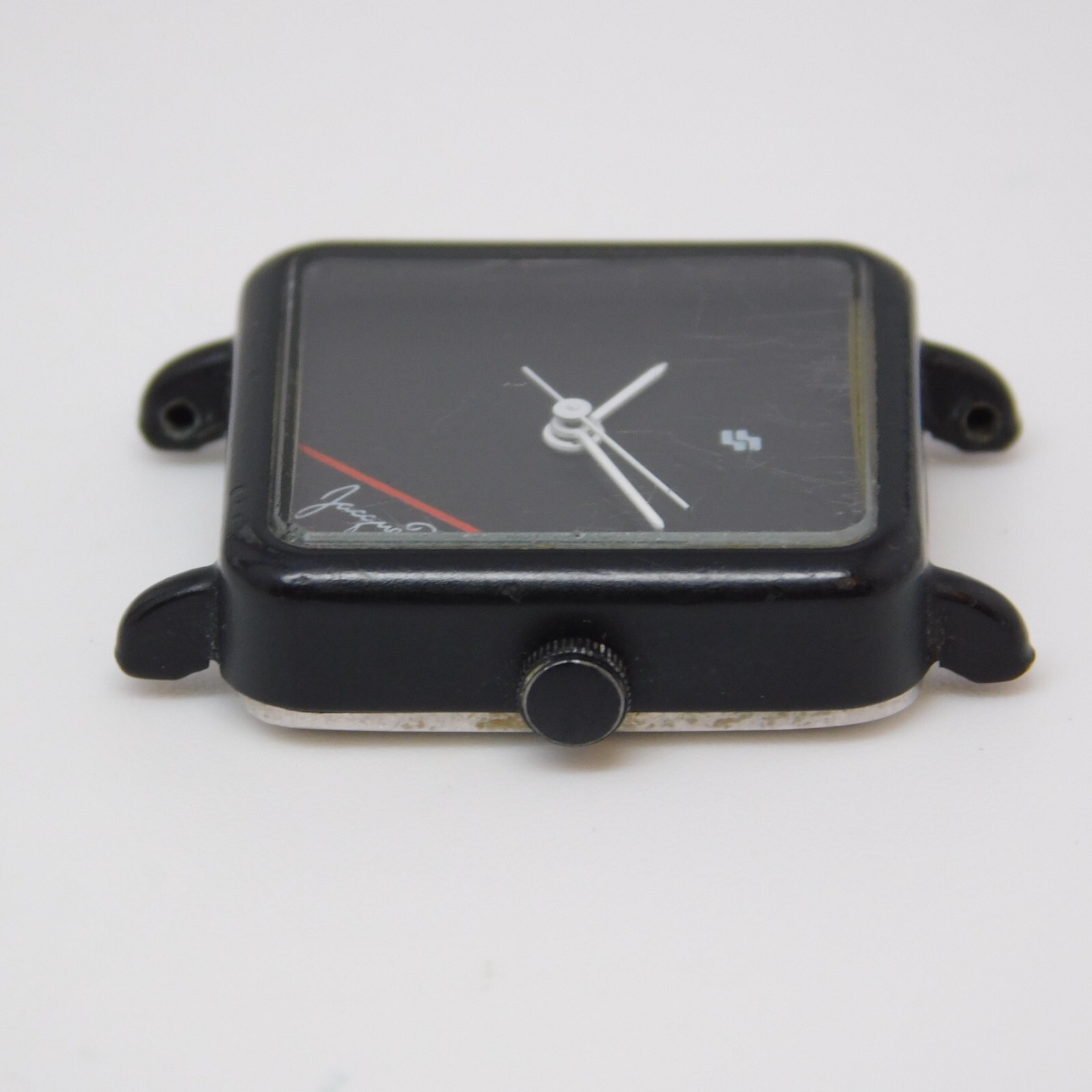 JACQUES FAREL 880115 Black Tone Case Quartz Analog Women’s Watch New Battery