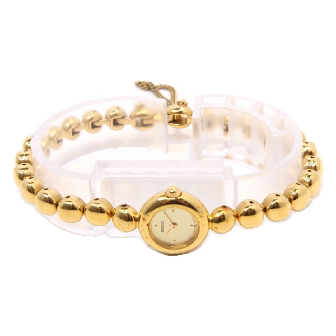 SEIKO Watch Gold 1E20 0070 682450 Ladies