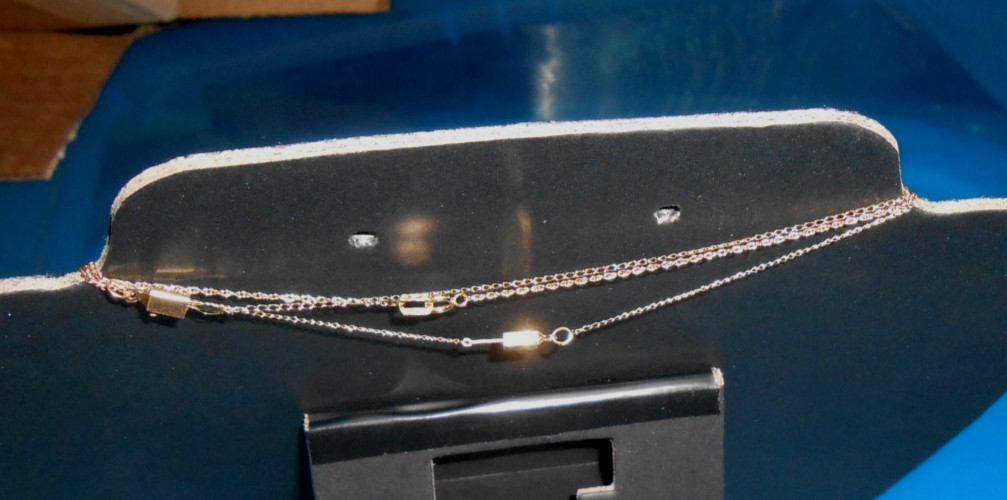 14KT LOT OF 3 DELICATE NECKLACES (2) 20″ and (1) 15.5″ – 1.73 GRAMS