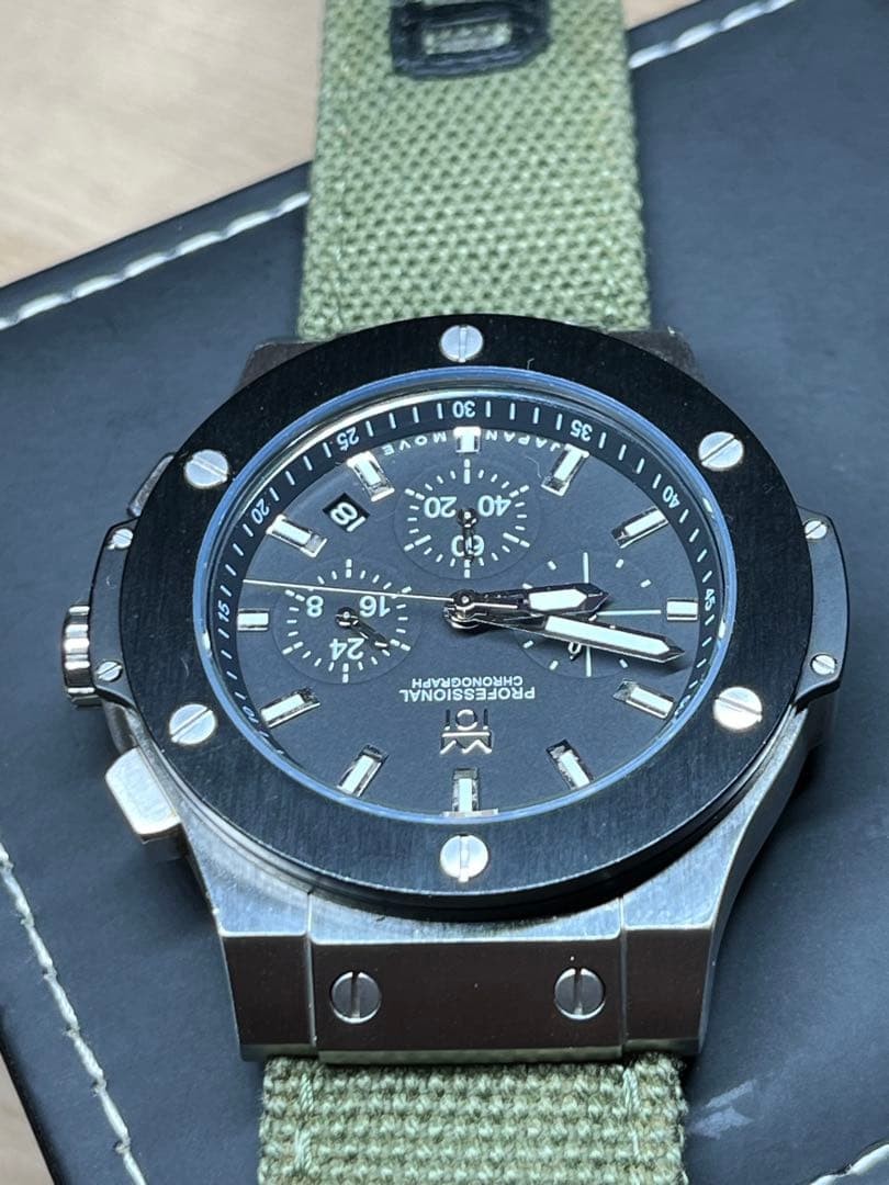 HYAKUICHI 08 Chronograph 10BAR DAY Rare, Excellent Condition, Working From Japan