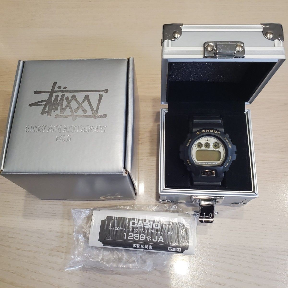 STUSSY G SHOCK 25th anniversary limited model DW 6900 Stussy