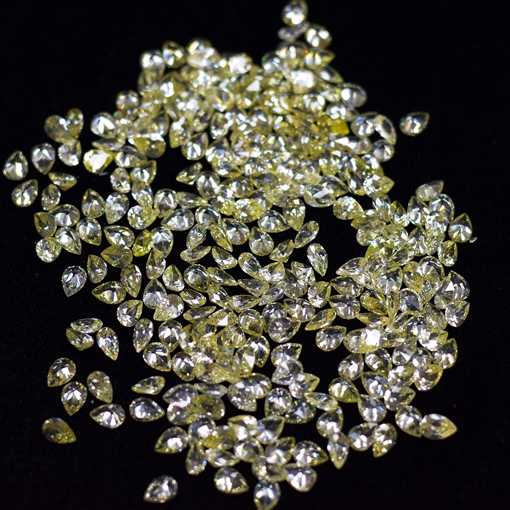 Natural Yellow Sapphire Pear Cut 6 Pcs 7×5 mm Lot Certified Gems Gift For Him