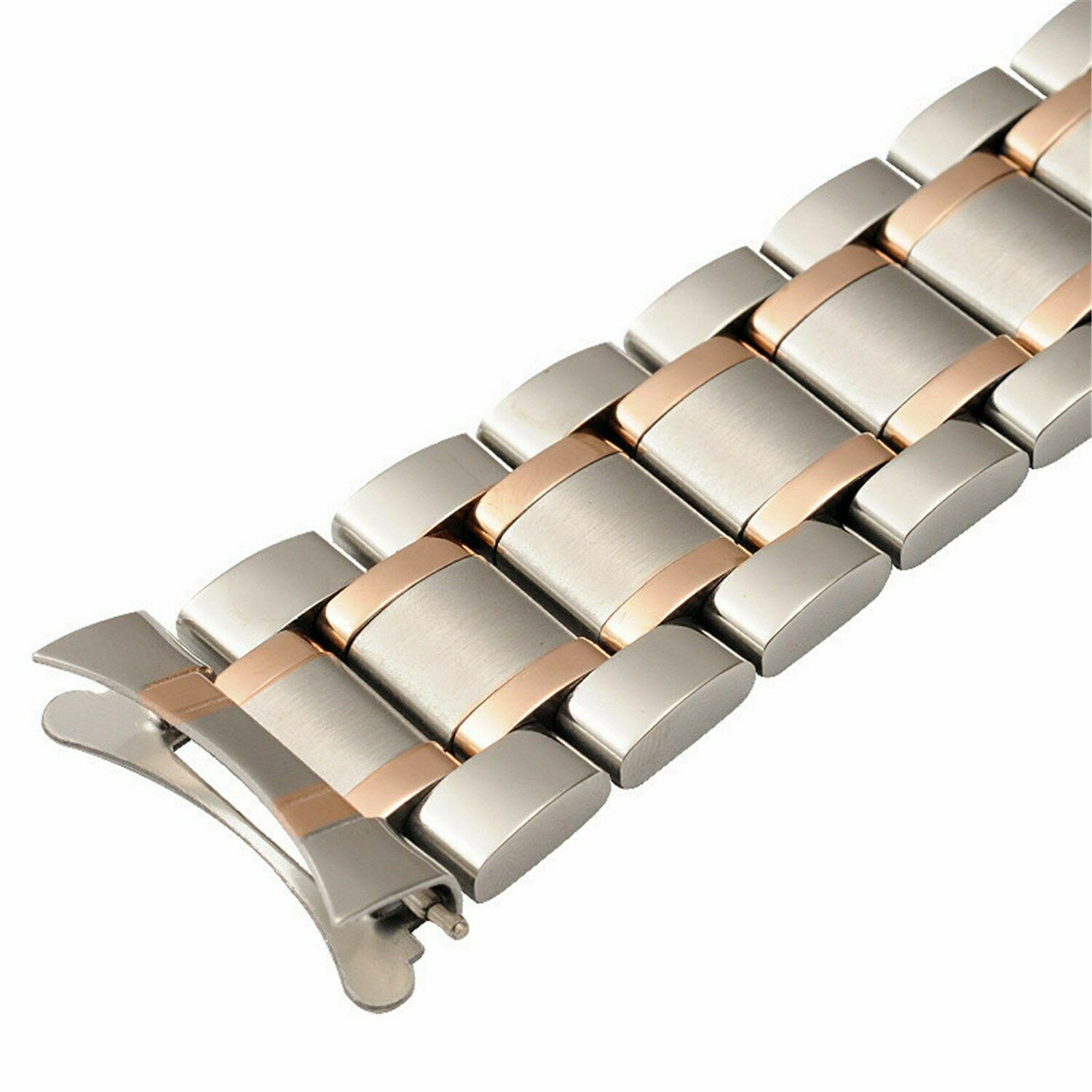 12mm 15 16 17 18 19 20 21 22 23 24mm Curved End Watch Band Stainless Steel Strap