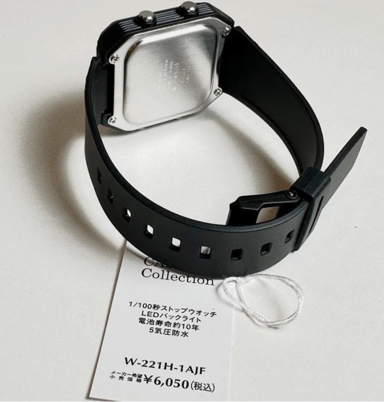 CASIO Collection STANDARD Watch W-221H-1AJF New Japan Gift