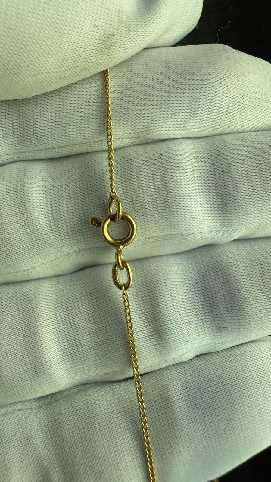 Chic Vintage Original USSR Gold 583 14k Chain with Tags 50,5cm 2,19 g