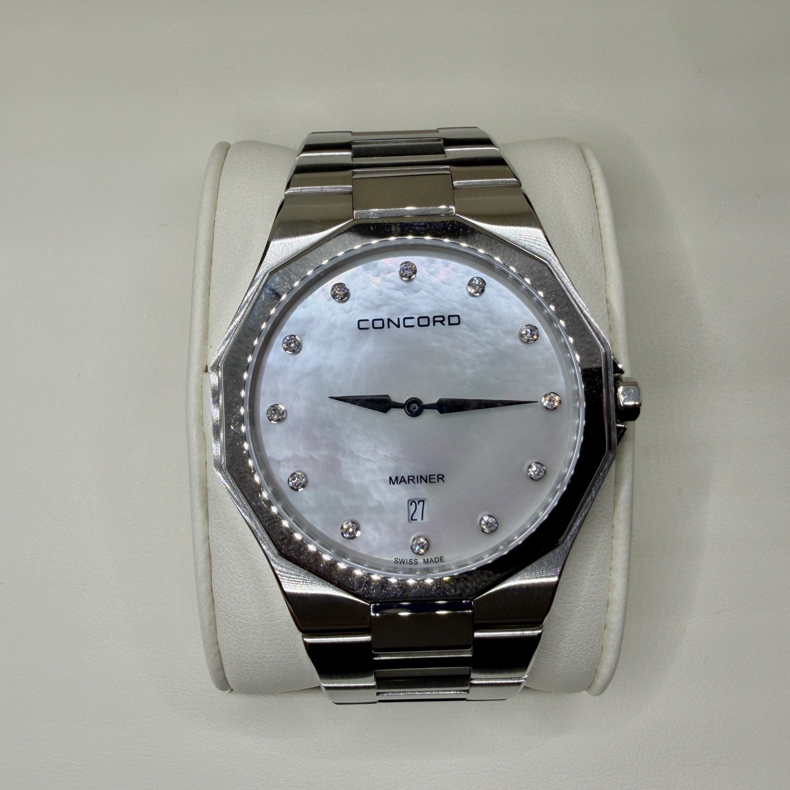 Concord Mariner 05.1.14.1186 40 mm Steel MOP Diamond Dial Men’s Watch 0320512