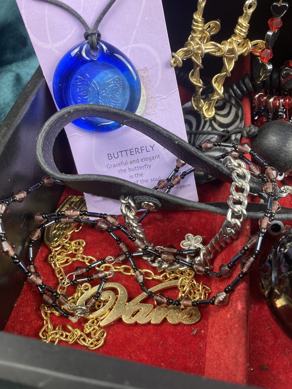 50Lot Gothic Inspired Costume Jewelry Romance Goth Earring Emo & Jewelry Box