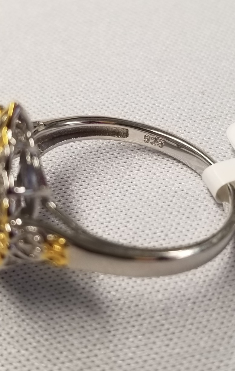 D’Joy Tanzanite and Multi Gemstone Celestial Harmony Ring sz 9