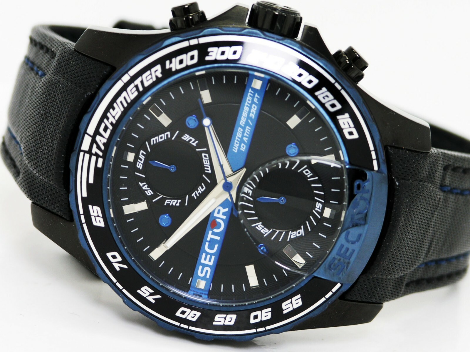 NEW SECTOR R3251577003 JORGE LORENZO S-99 MULTI FUNCTION STEEL SPORT WATCH