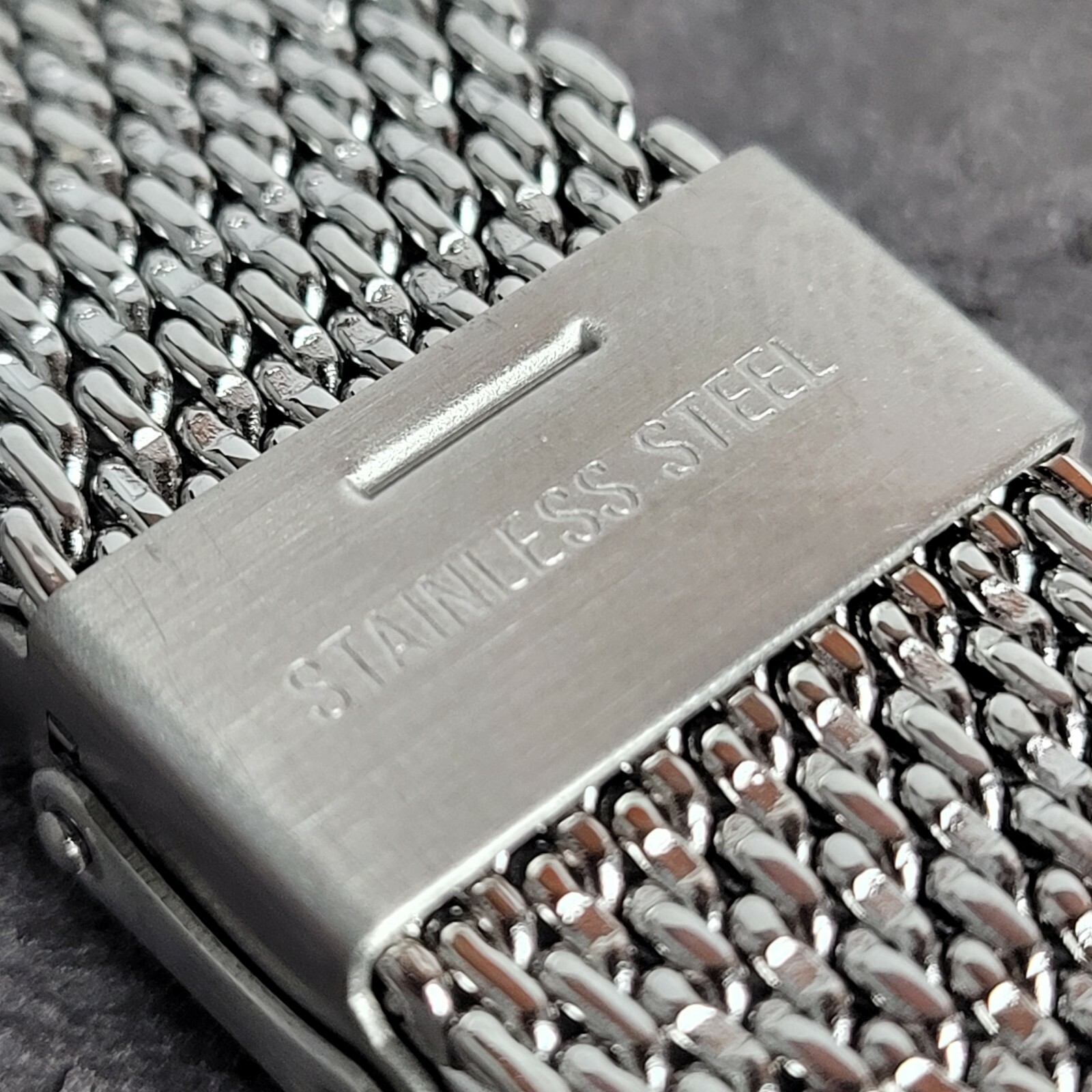 316L Steel No Time to Die Style Bond Milanese Mesh Watch Strap 20mm 22mm 18mm