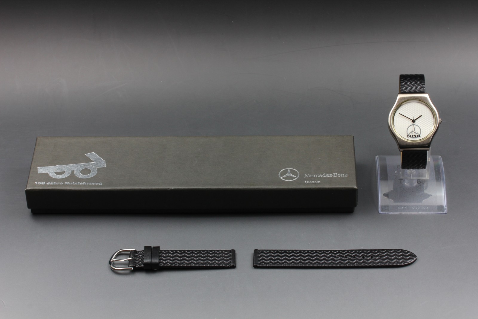 Rare Mercedes Benz Mens Watch 1996 Limited 500 Diesel Japan Movt Box New Batt