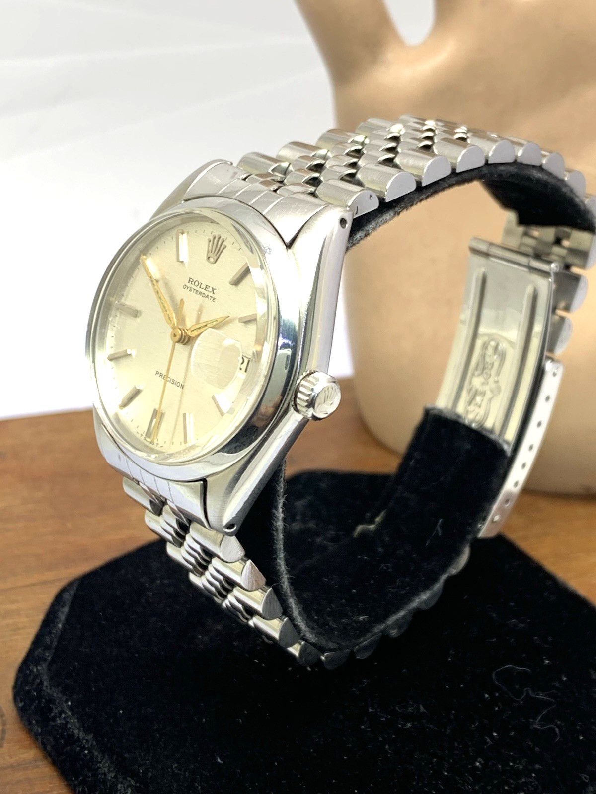 Rolex OysterDate Men’s Watch 6694 Swiss Mechanical 60’s Silver Stainless Steel