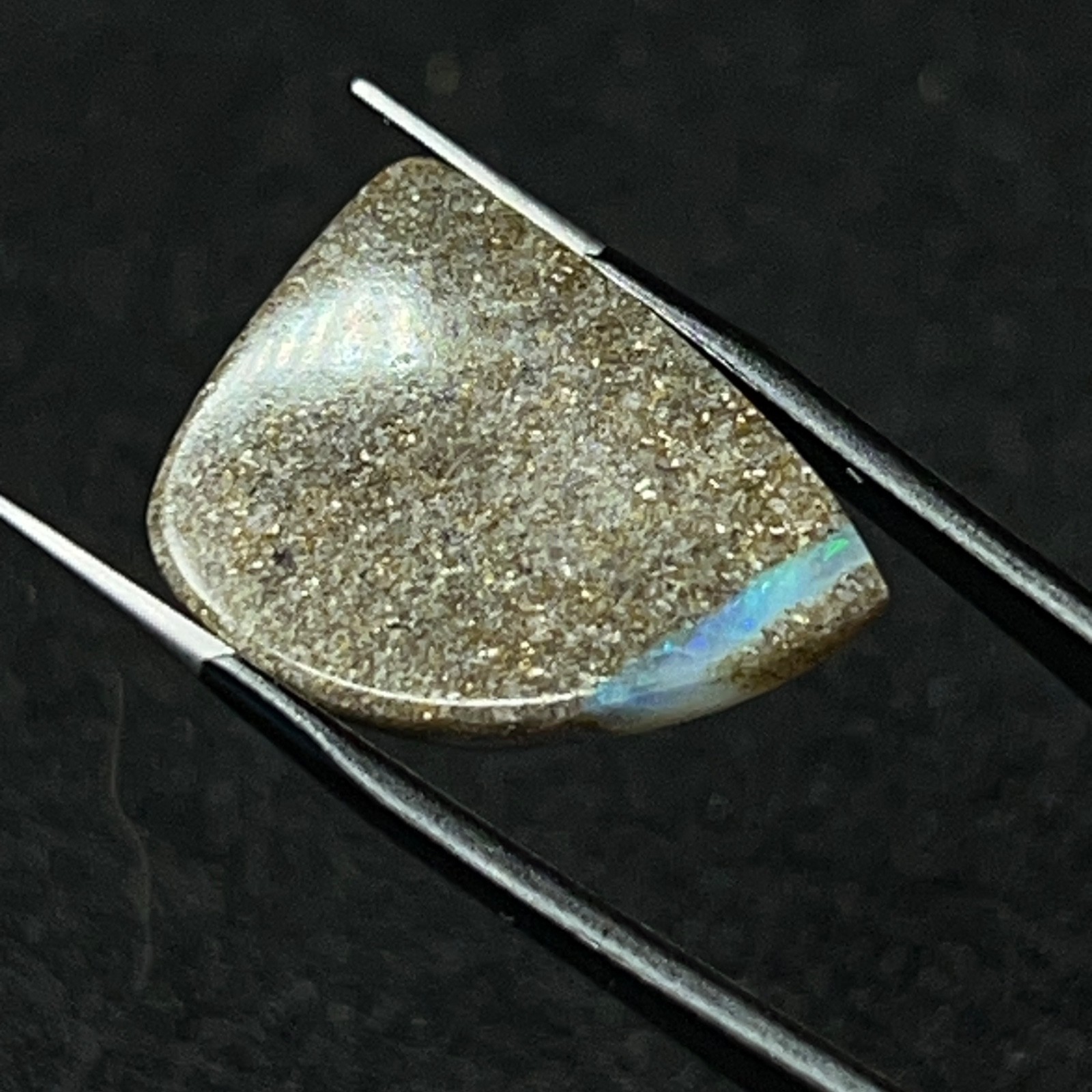 IPO-1 Brazilian opal 13.45ct 21x15x6mm strong play of colors free form