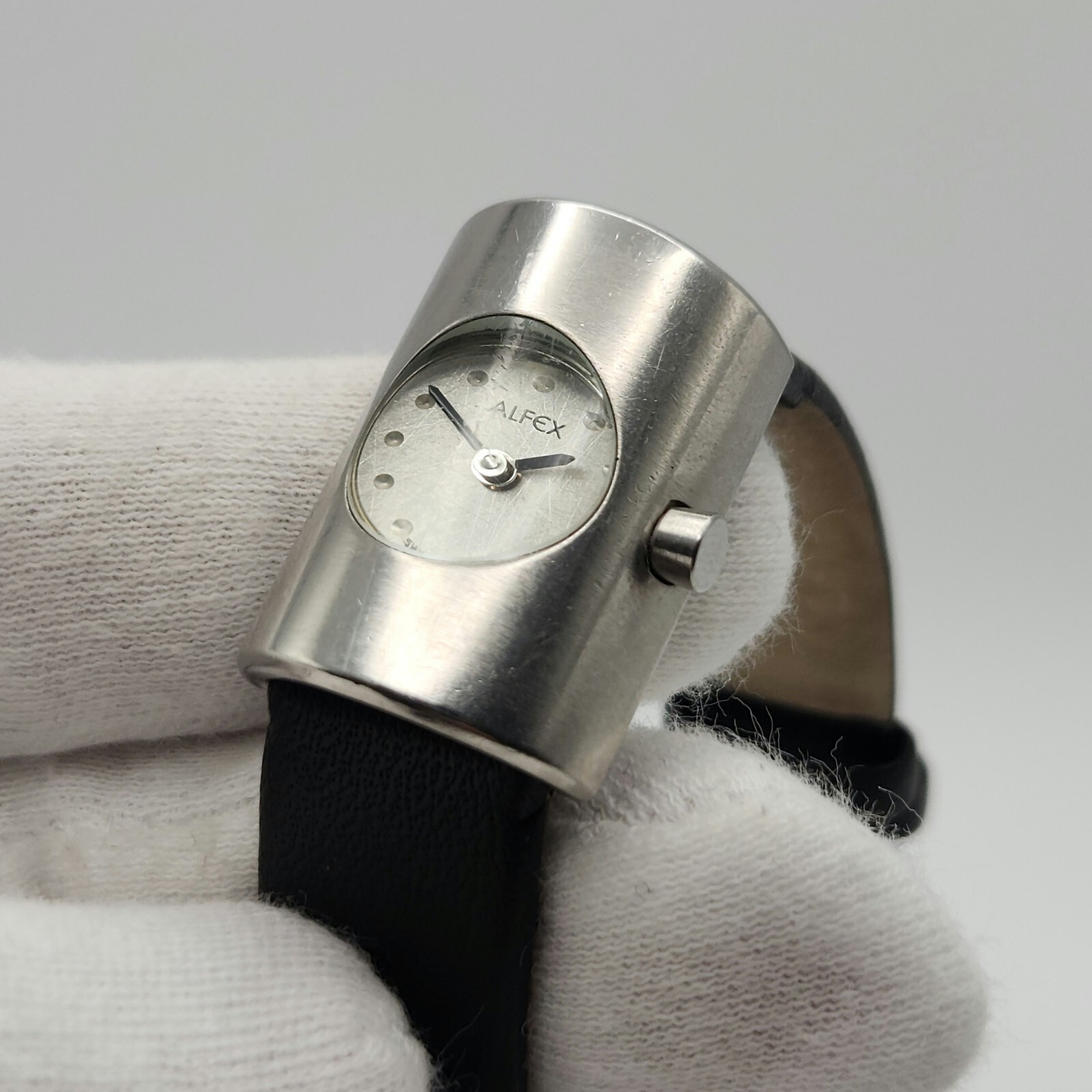 Alfex Ladies Small Stainless Steel Case Anti-Allergic Swiss Made Quartz Watch