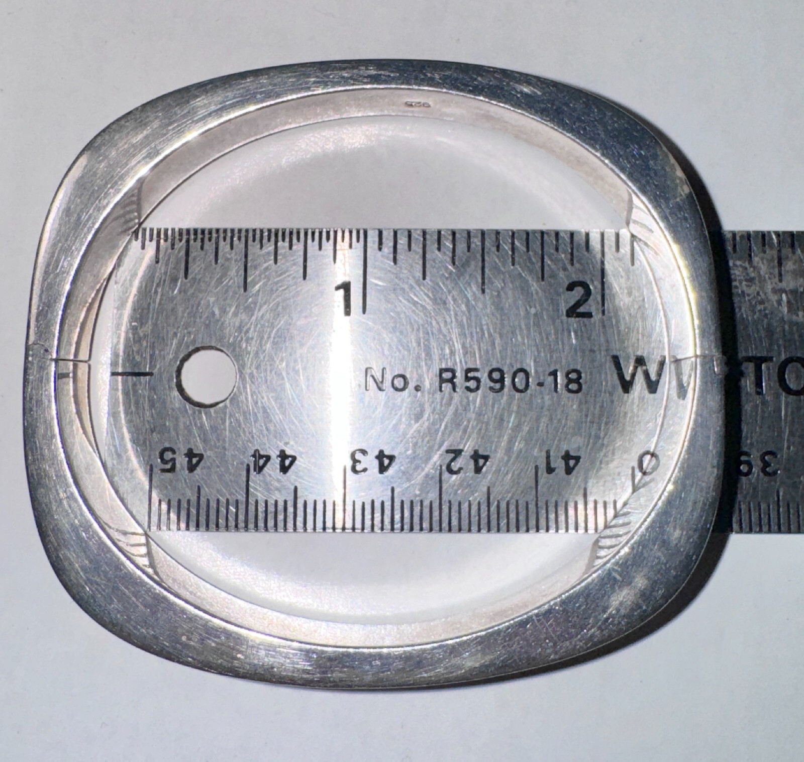 Cool Hollow Hinged 1/4-Inch-Wide Sterling Silver Bracelet, 25.8 Grams! SS-811