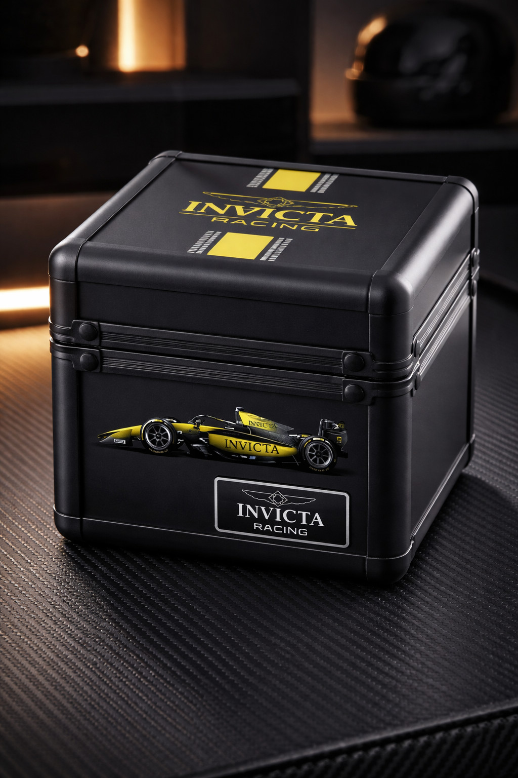 GENUINE INVICTA RACING BLACK SINGLE SLOT WATCH BOX-Protect Your Investment!