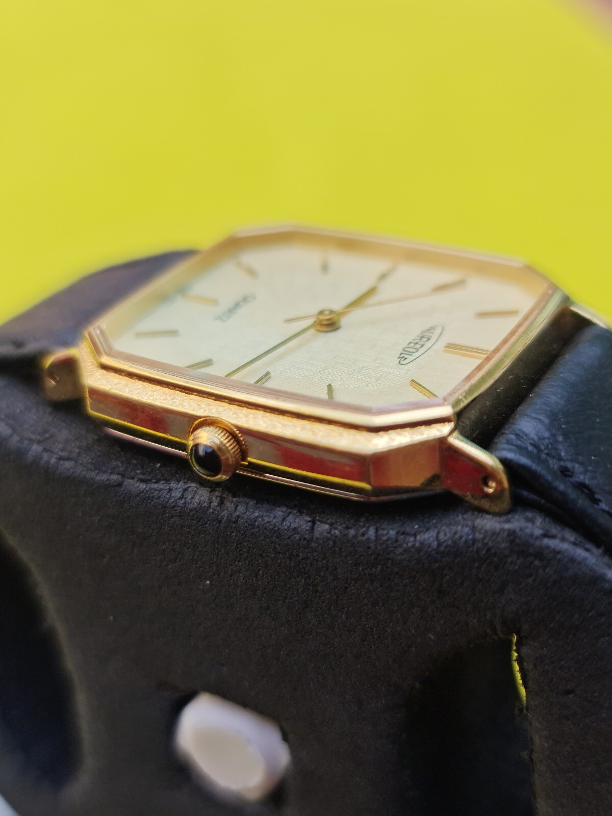 Vintage Aureole Tank Quartz Original Swiss Unisex Watch