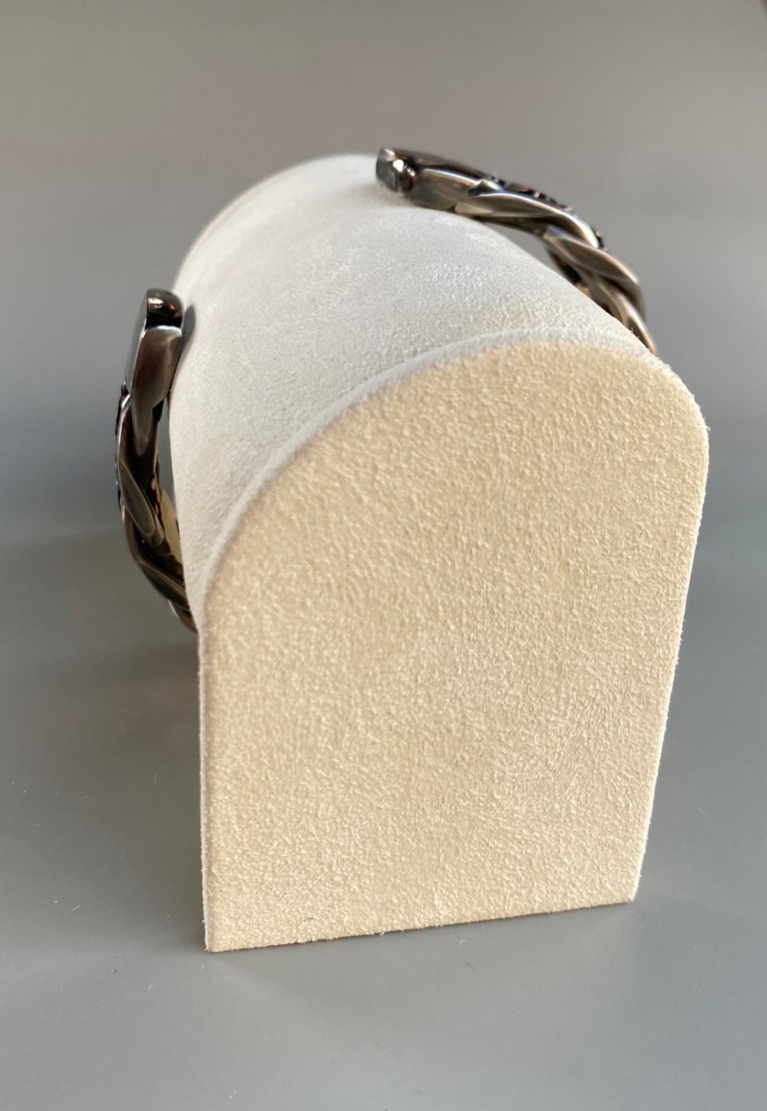 Mens Artisan Handcrafted Pure Stainless Steel & Pure Copper Cuff Made in the USA