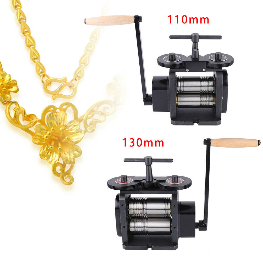 Manual Combination Rolling Mill Machine Jewelry Metal Tools Equipments 110/130mm