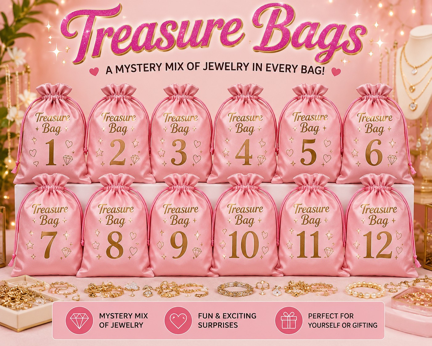 Mystery Mix Jewelry Bags (Choose your number)