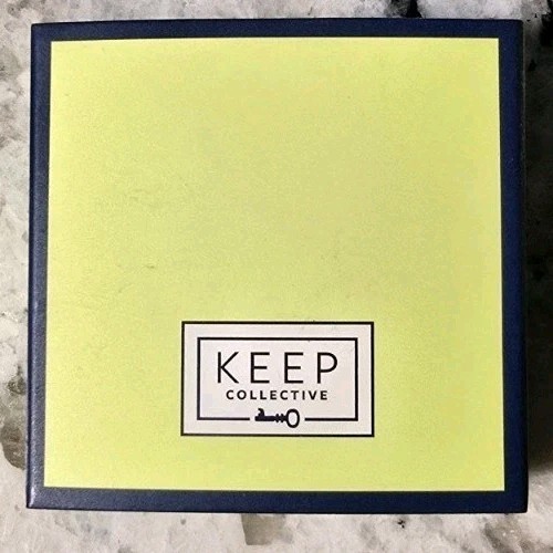 KEEP Collective SILVER RING Size M/L 7-9 Adjustable Charm Key Keeper NEW