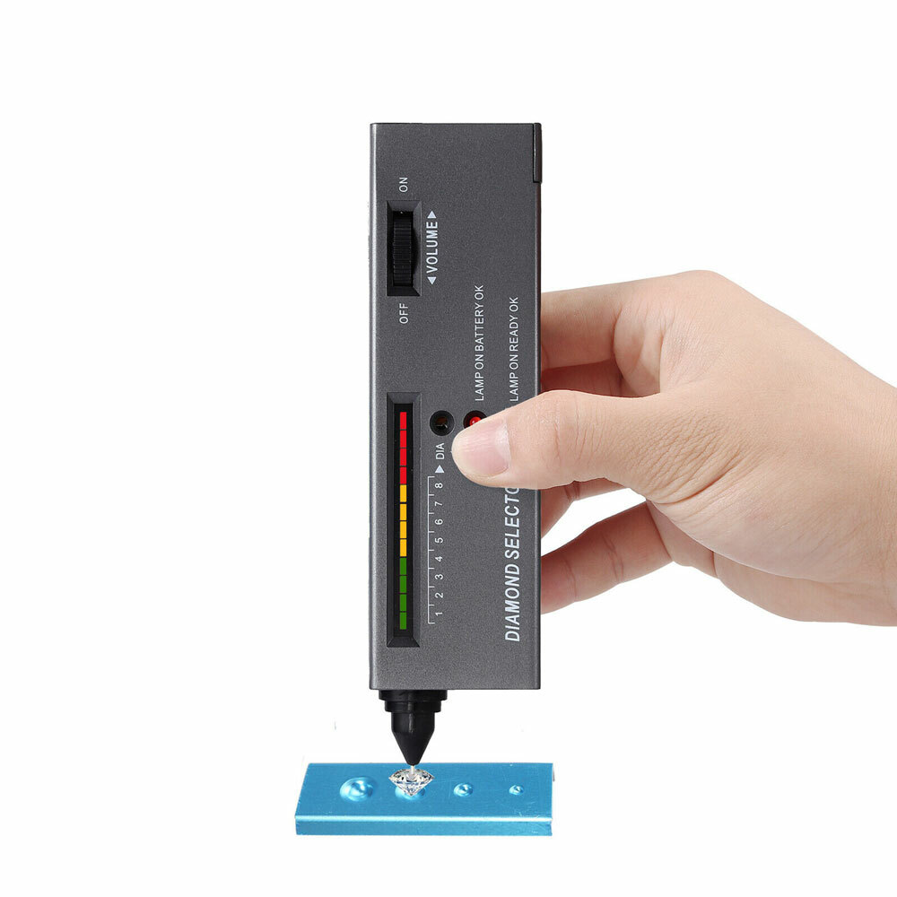 Portable Diamond Gem Tester Selector V2 with Case Gemstone Platform Jeweler tool