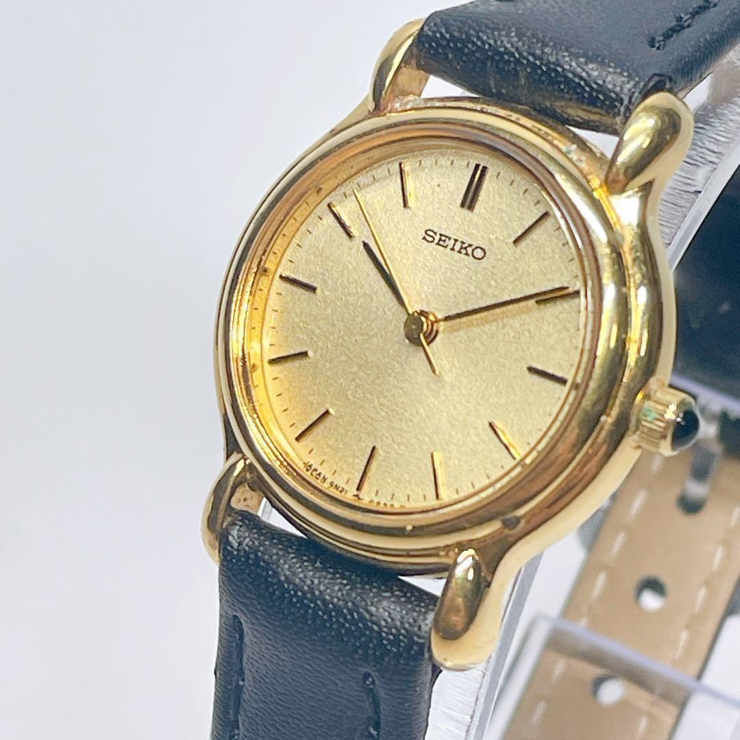 SEIKO Quartz Gold Champagne Dial 26.1mm Women’s Watch